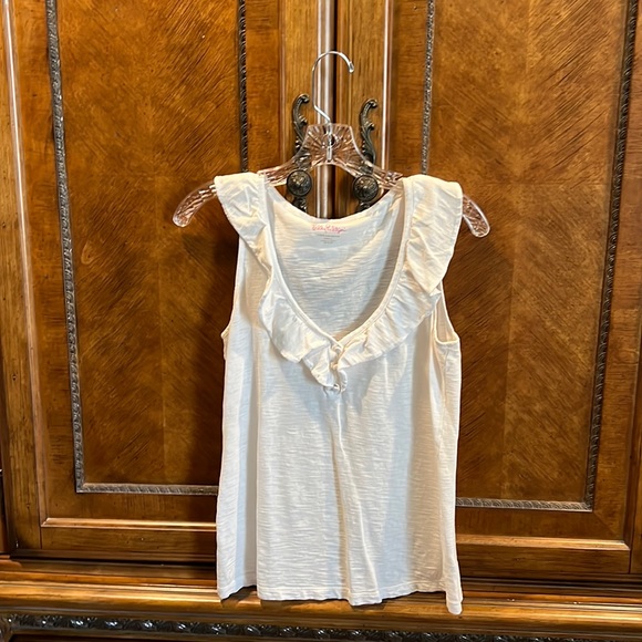 Lilly Pulitzer Sleeveless Ruffle Top - Picture 1 of 4